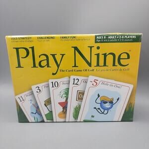 Play Nine The Card Game of Golf New in Box Sealed Great for Golfing Family Fun